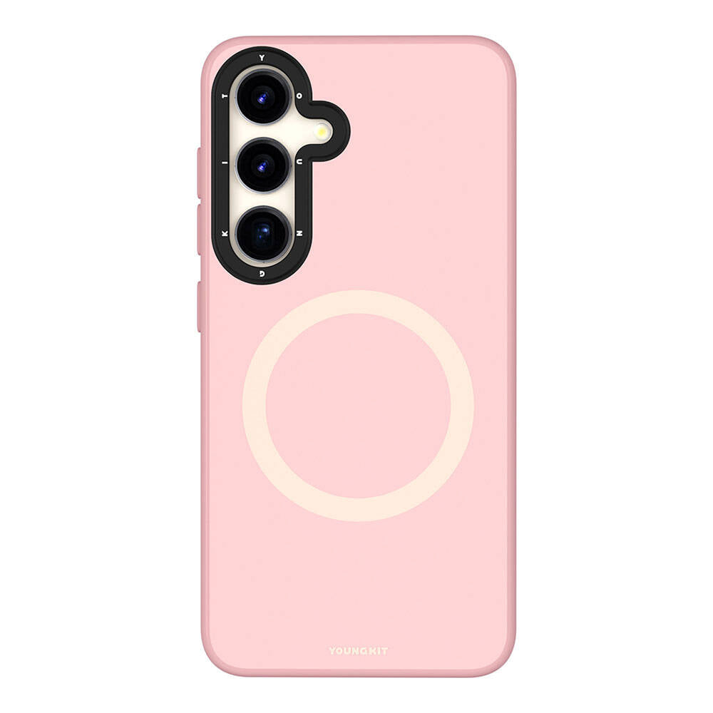 Galaxy S24 Kılıf M-safe Şarj Özellikli Çizilmeye Ve Aşınmaya Dayanıklı Youngkit Velvet Serisi Kapak