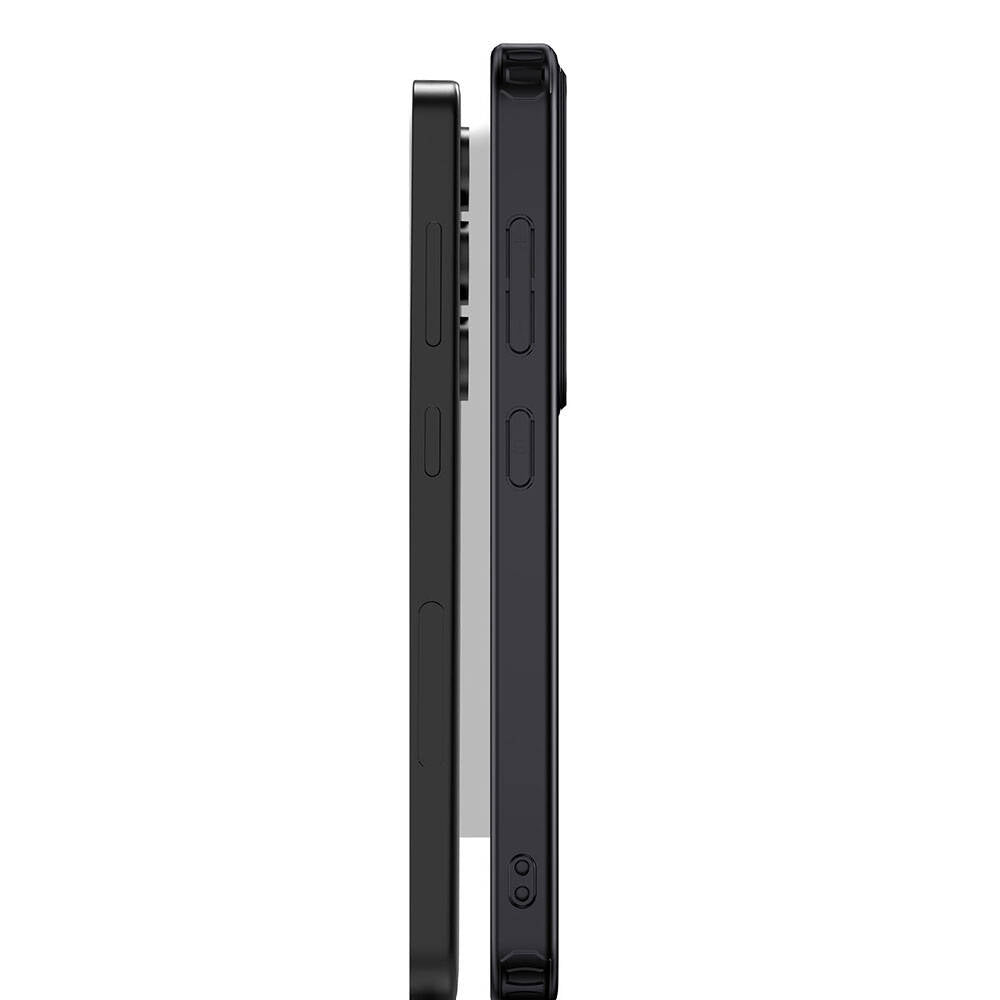 Galaxy S24 Plus Kılıf Aramid Karbon Fiber Magsafe Özellikli Wlons Radison Kılıf Siyah