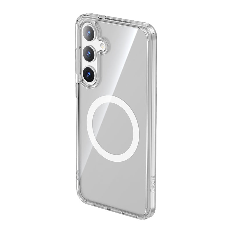 Galaxy S24 Plus Kılıf Magsafe Şarj Özellikli Airbagli Şeffaf Benks LucentPro Serisi Kılıf Şeffaf