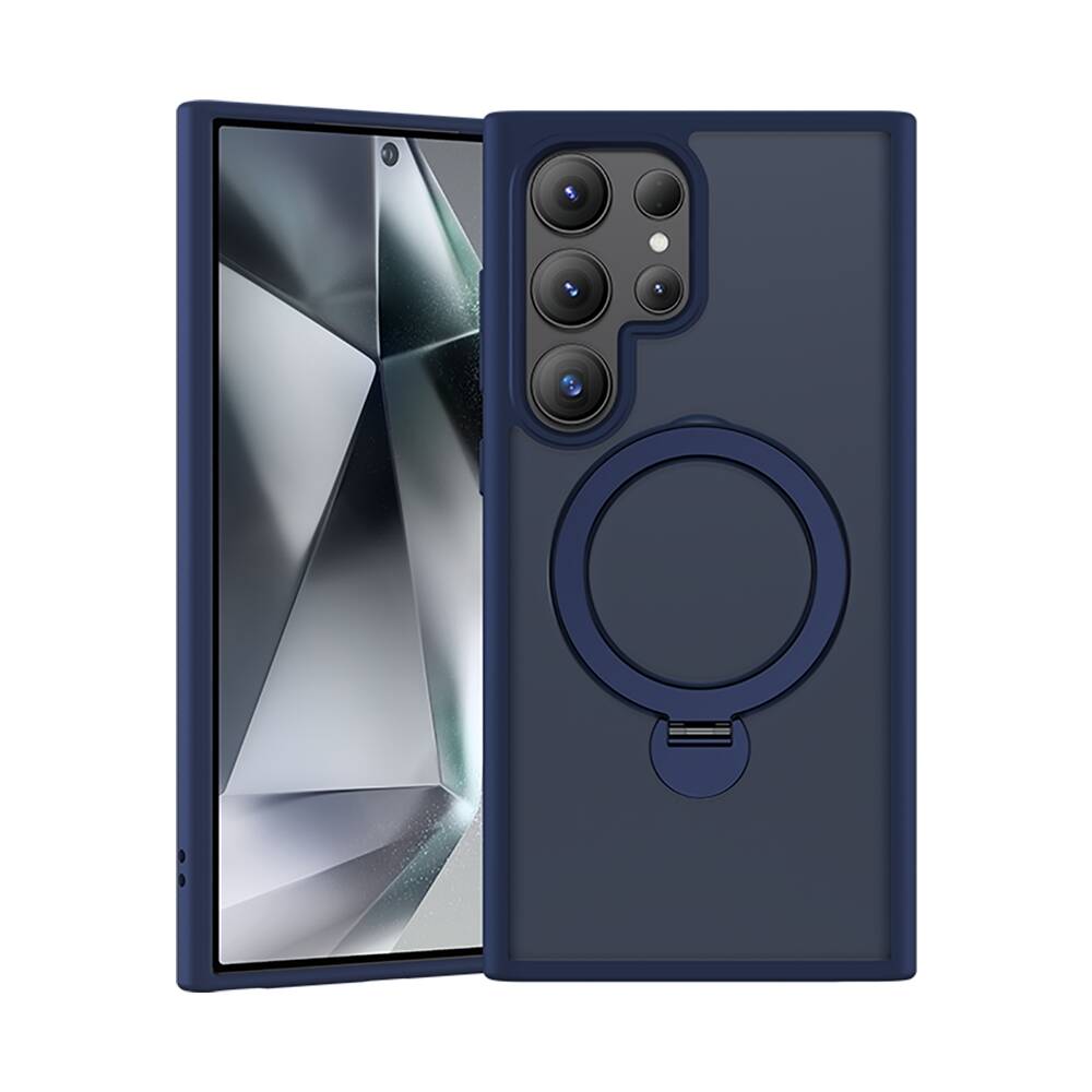 Galaxy S24 Ultra Kılıf M-safe Şarj Özellikli Benks Standlı Mist Protective Kapak