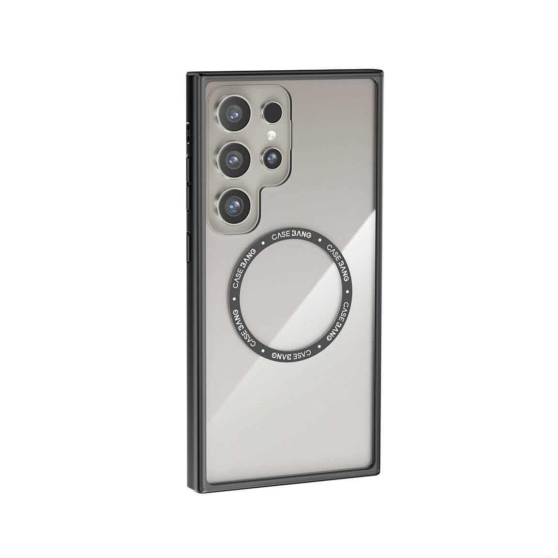 Galaxy S24 Ultra Kılıf M-safe Şarj Özellikli Casebang Body Frame Kapak