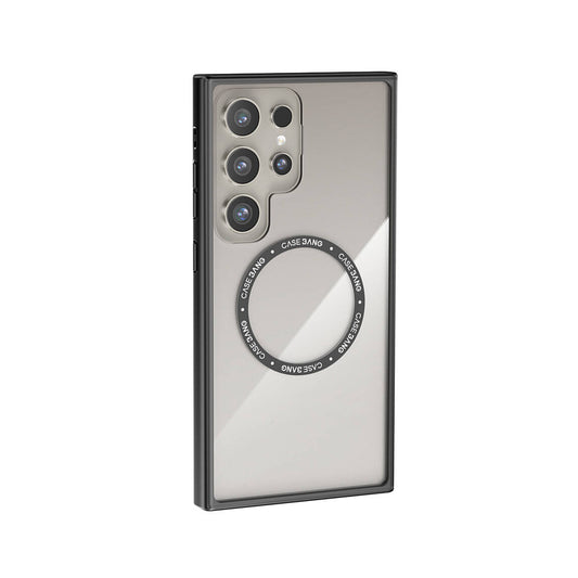 Galaxy S24 Ultra Kılıf M-safe Şarj Özellikli Casebang Body Frame Kapak