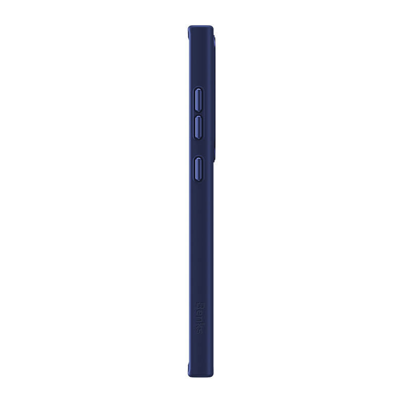 Galaxy S24 Ultra Kılıf Magsafe Şarj Özellikli Şeffaf Arka Yüzey Benks MagClap TPU Çerçeve Kılıf Gri