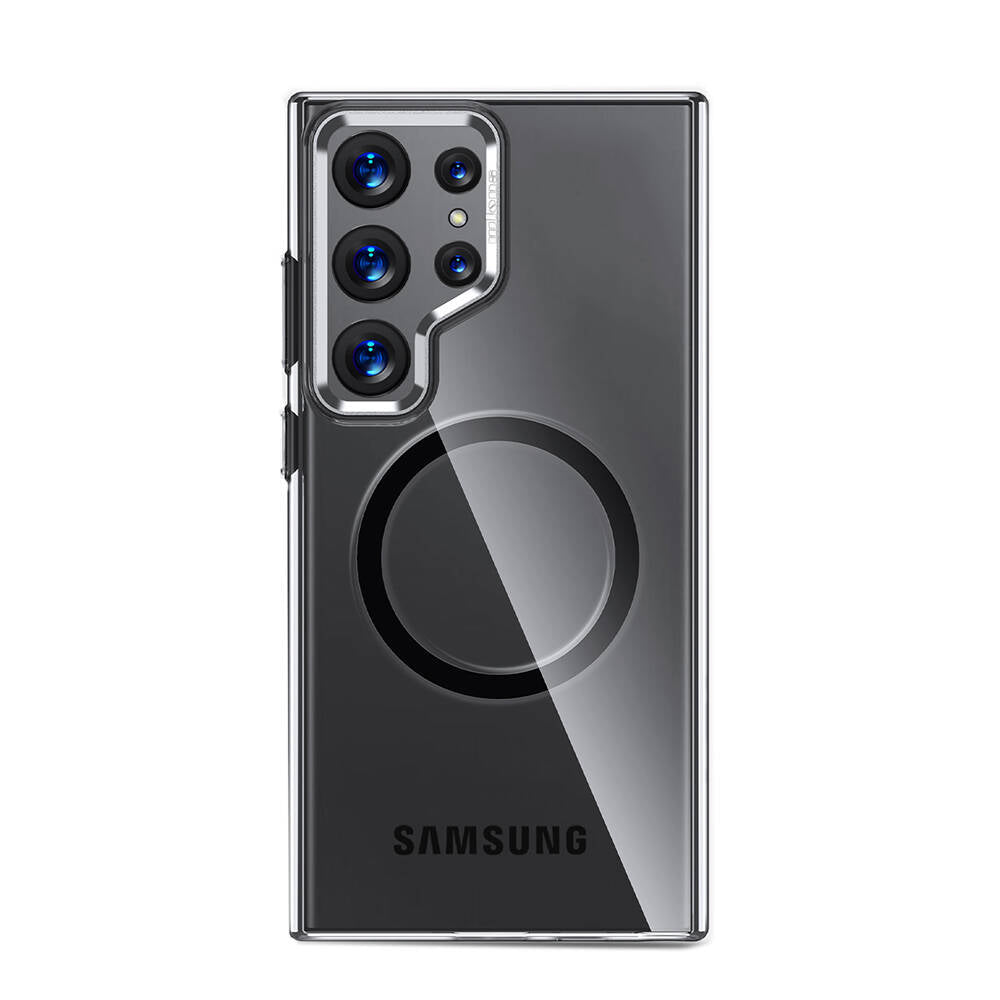 Galaxy S24 Ultra Kılıf Magsafe Şarj Özellikli Wlons Efsane Kılıf Renksiz