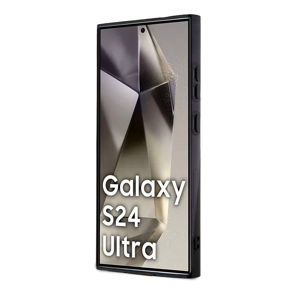 Galaxy S24 Ultra Kılıf Mercedes Benz Orjinal Lisanslı Magsafe Şarj Özellikli PC TPU Transparan Black Ring Kılıf Renksiz
