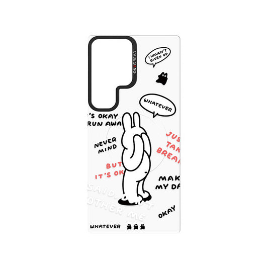 Galaxy S24 Ultra Magsafe Şarj Özellikli Casebang Chill Out Serisi Mıknatıslı Arka Panel Siyah