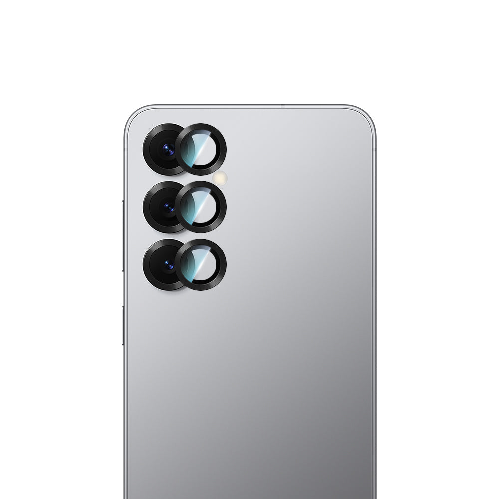 Galaxy S25 CaseWorld Alloy Serisi Oleofobik Anti Reflective Kamera Lens Koruyucu Mavi