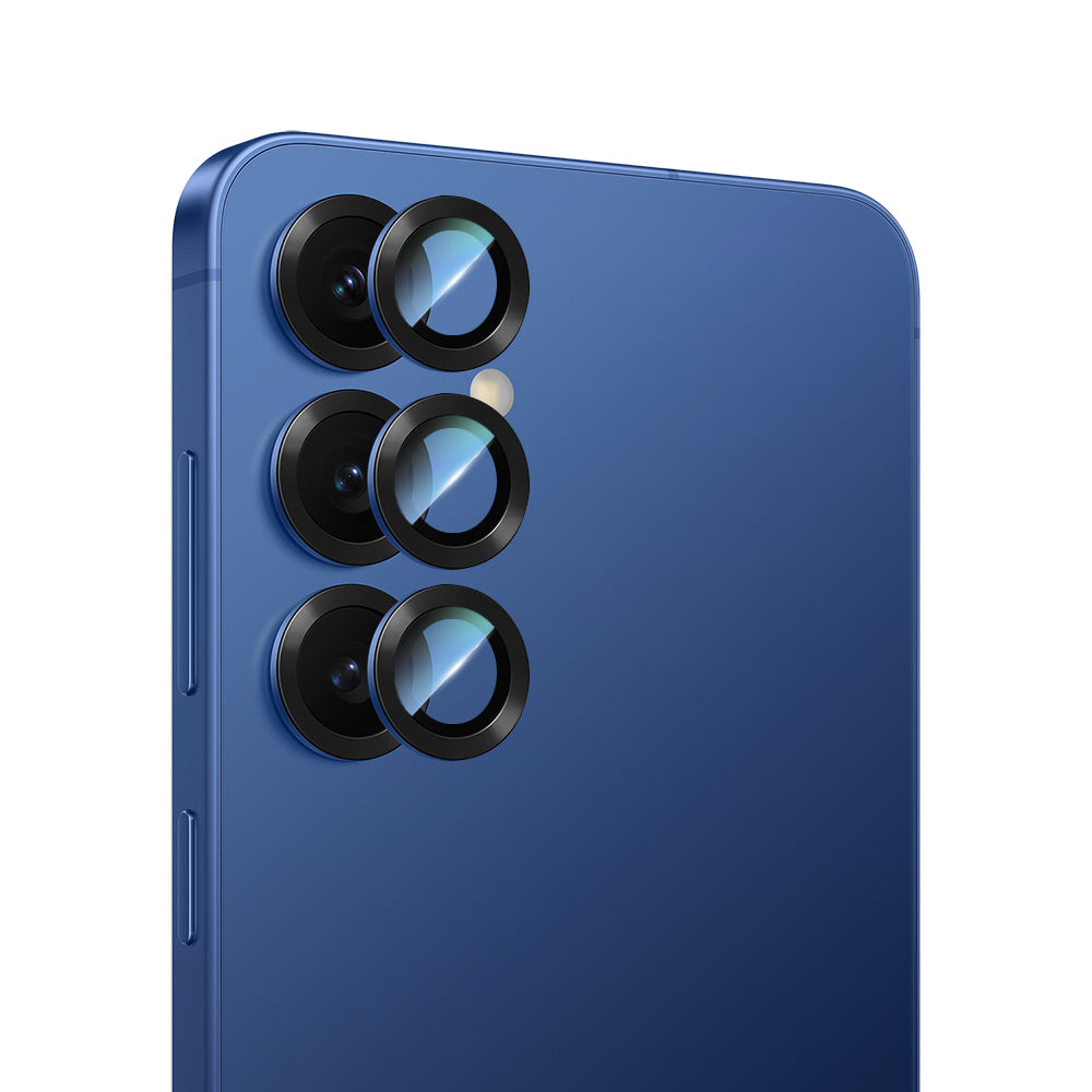 Galaxy S25 Plus CaseWorld Alloy Serisi Oleofobik Anti Reflective Kamera Lens Koruyucu Gümüş