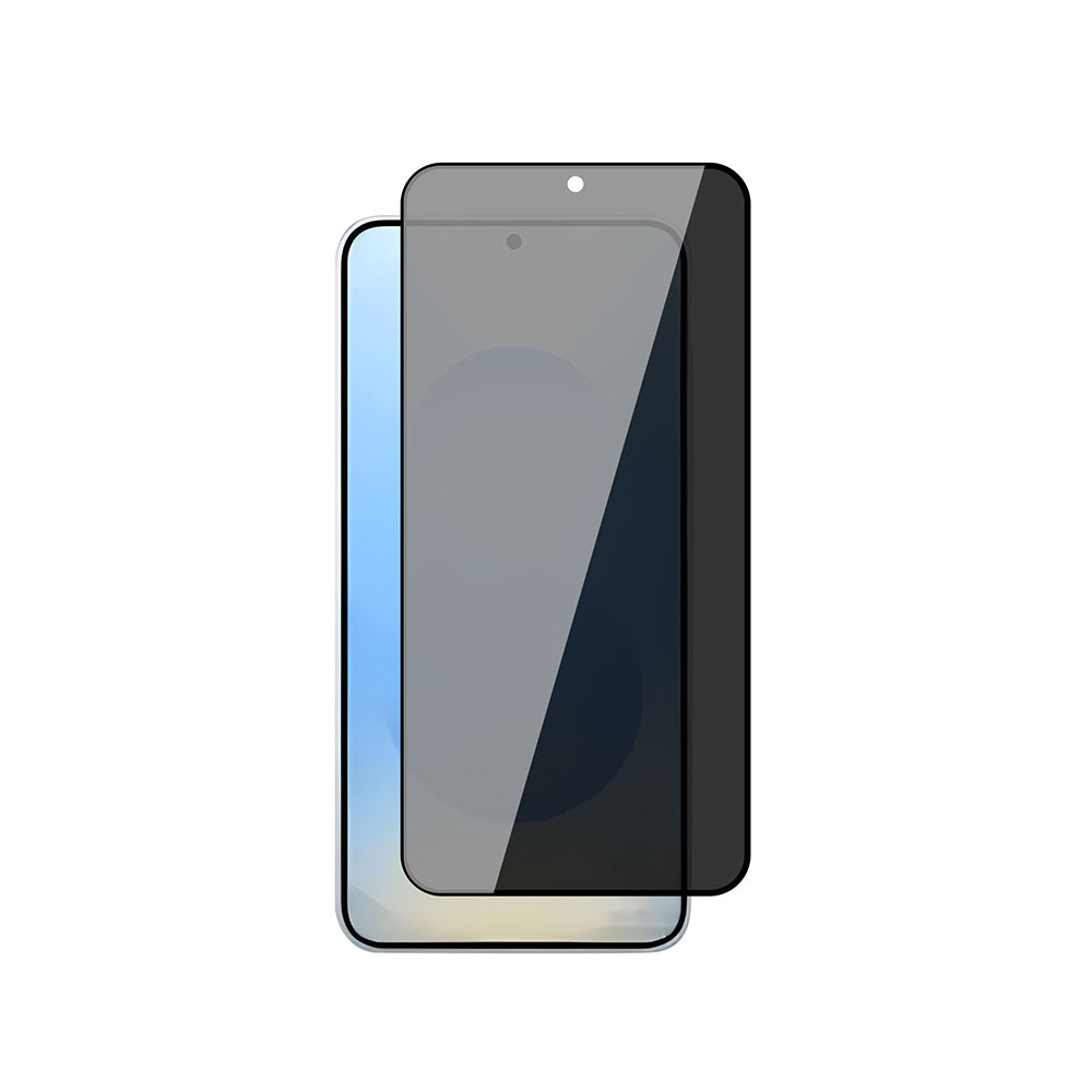 Galaxy S25 Plus Go Des GD-001 Parmak İzi Bırakmayan Privacy 9H Temperli HD Cam Hayalet Ekran Koruyucu Siyah