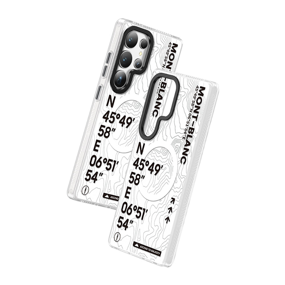 Galaxy S25 Ultra Kılıf Magsafe Şarj Özellikli Benks Dynamic Summit Serisi Kılıf Beyaz