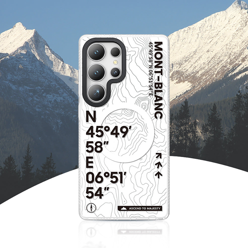 Galaxy S25 Ultra Kılıf Magsafe Şarj Özellikli Benks Dynamic Summit Serisi Kılıf Beyaz