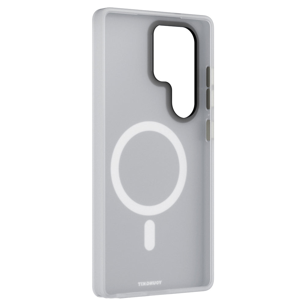 Galaxy S25 Ultra Kılıf M-safe Şarj Özellikli Youngkit Hidden Sand Serisi Kapak Siyah