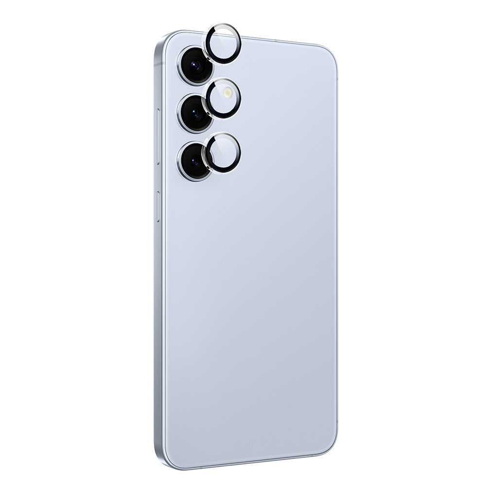 Galaxy S25 Wiwu LG-009 Lens Guard Oleofobik Anti Reflective Kamera Lens Koruyucu + Kolay Uygulama Aparatlı Şeffaf