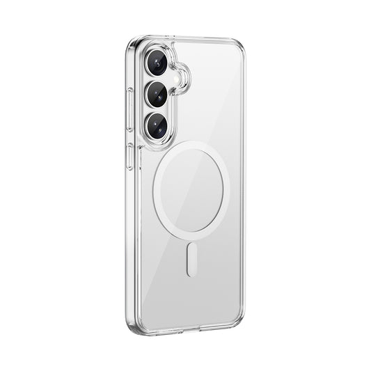 Galaxy S26 Kılıf Wiwu MCC-101 iShield Pro Serisi M-safe Şarj Özellikli Crystal Sert PC Kapak