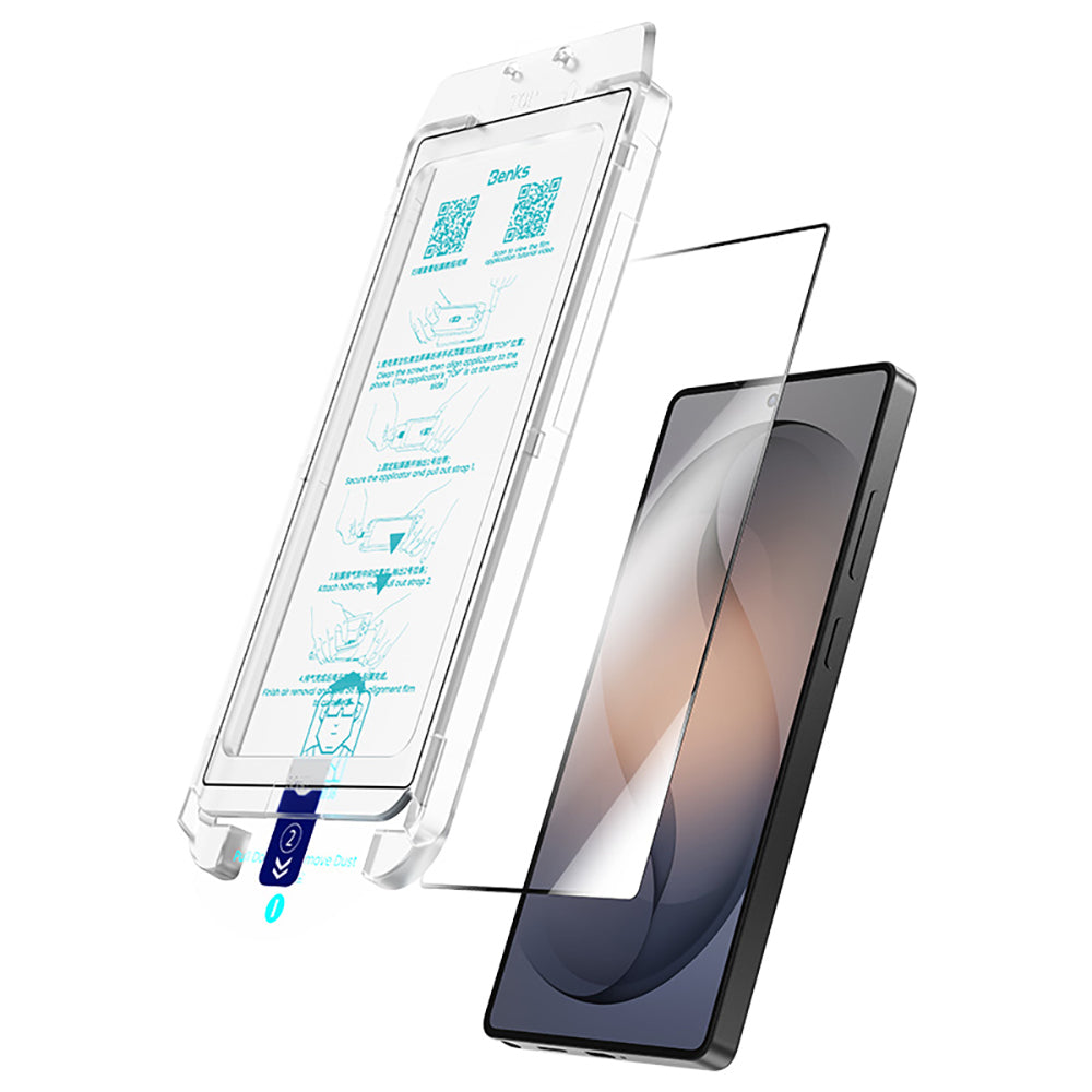 Galaxy S26 Ultra Benks Glass Warrior Safir Cam Ekran Koruyucu + Kolay Uygulama Aparatı