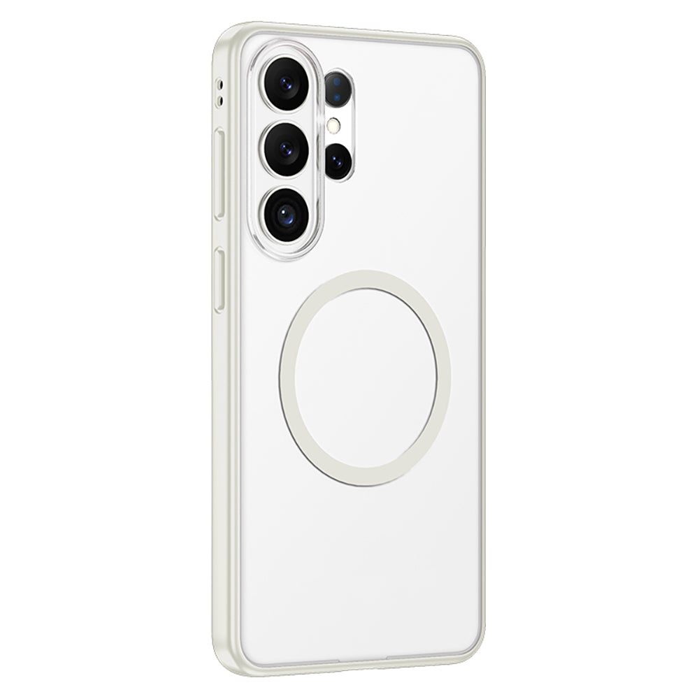 Galaxy S26 Ultra Kılıf M-safe Şarj Özellikli Mat Arka Yüzey Wlons Lola Kapak