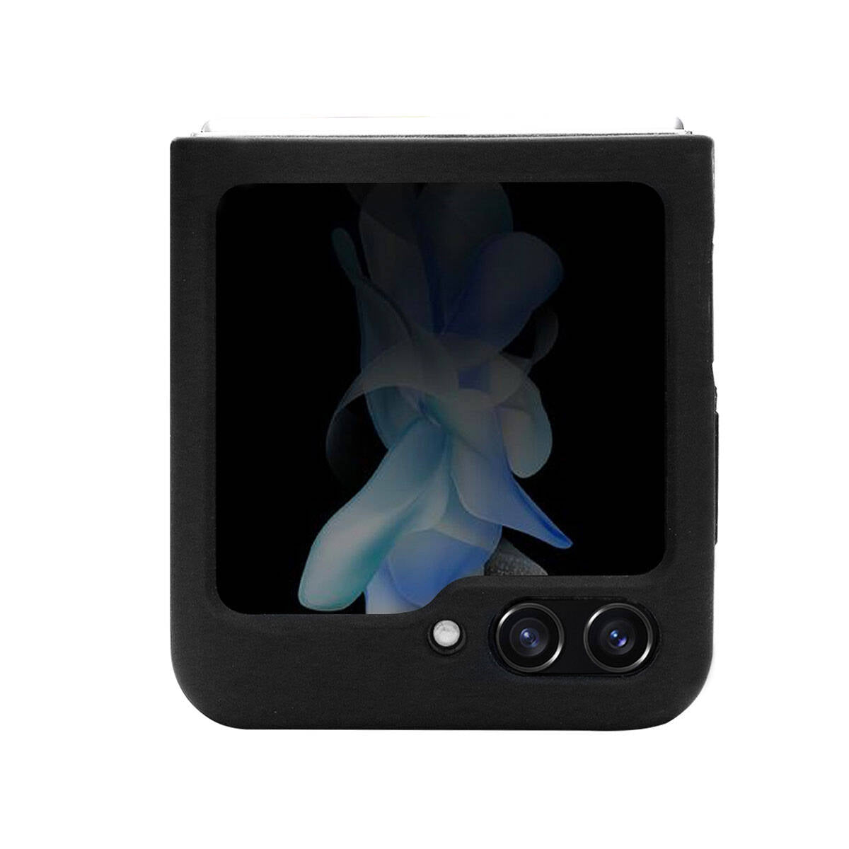 Galaxy Z Flip 5 Kılıf AMG Magsafe Şarj Özellikli Büyük Logo Dizayn Orjinal Lisanslı Kılıf Siyah