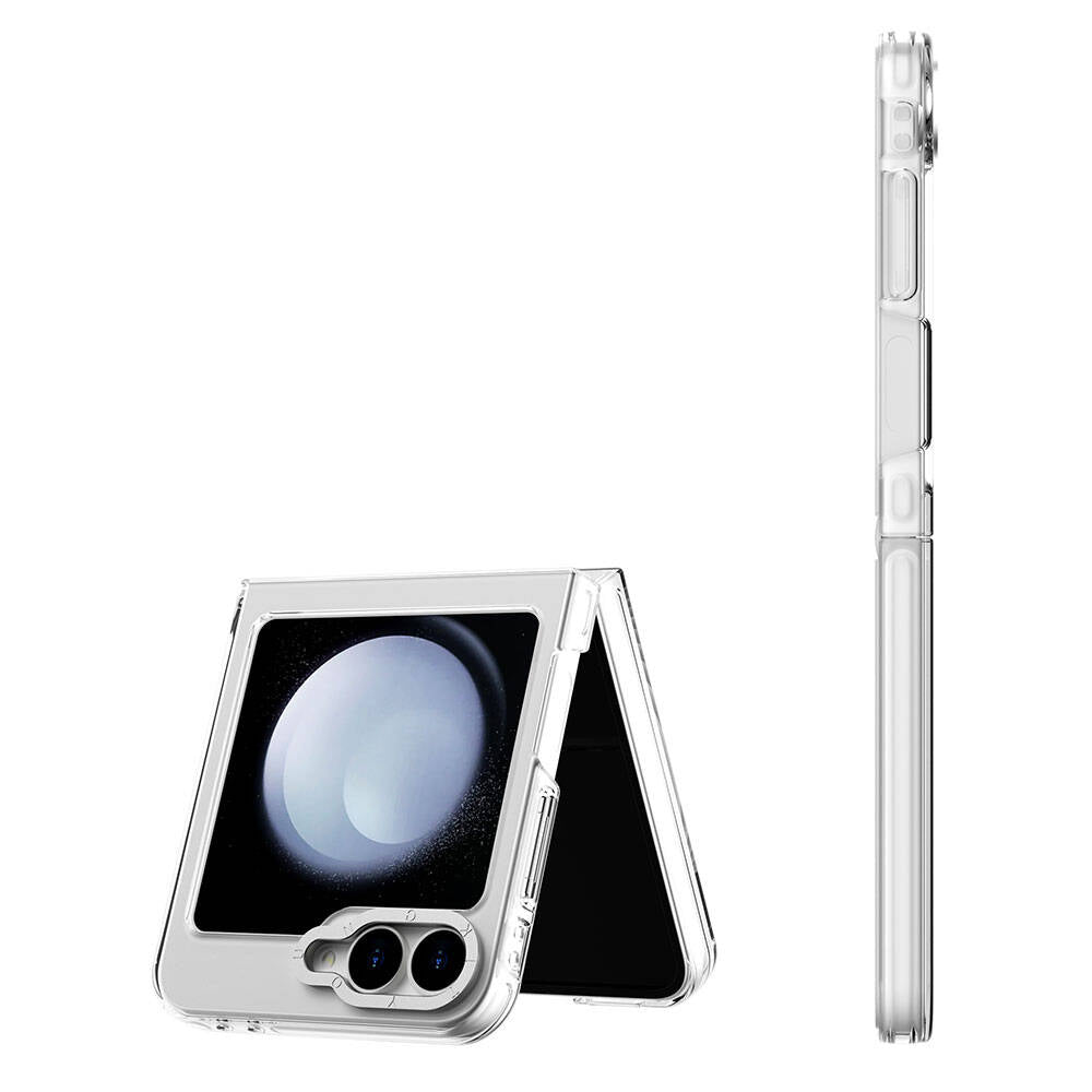 Galaxy Z Flip 6 Kılıf Magsafe Şarj Özellikli Şeffaf Youngkit Crystal Shield Serisi Kılıf Şeffaf