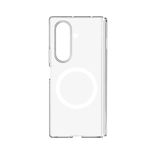Galaxy Z Fold 7 Kılıf M-safe Şarj Özellikli Transparan Sert PC Wlons Pita Kapak