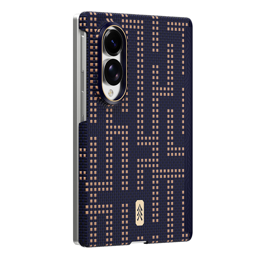 Galaxy Z Fold 8 Kılıf M-safe Şarj Özellikli Raptic Aramid SkinPro Serisi Karbon Kapak