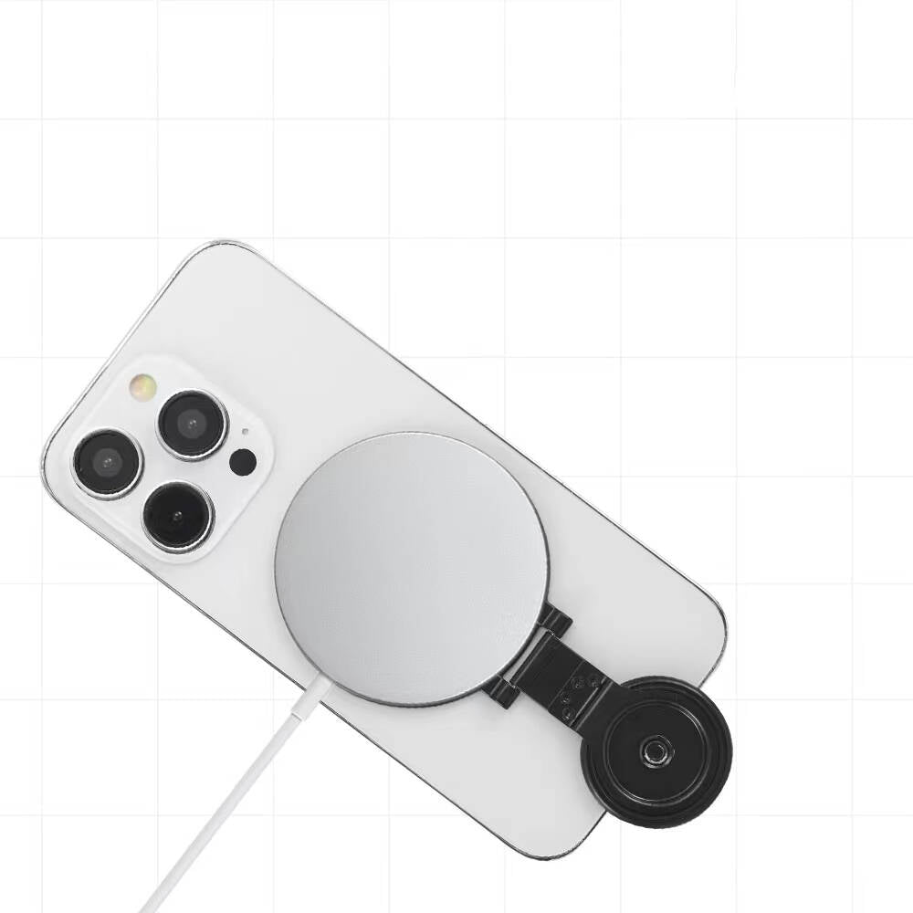 Go Des GD-G096 Magsafe Şarj Destekli Standlı Magnetik Yüzük Tutucu Aparat Siyah