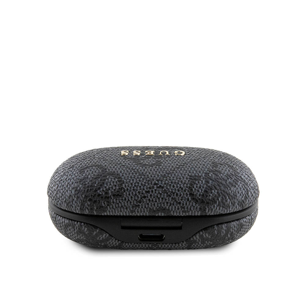 Guess Orjinal Lisanslı Klasik Metal Yazı Logolu TWS Kulak İçi Bluetooth Kulaklık Pembe