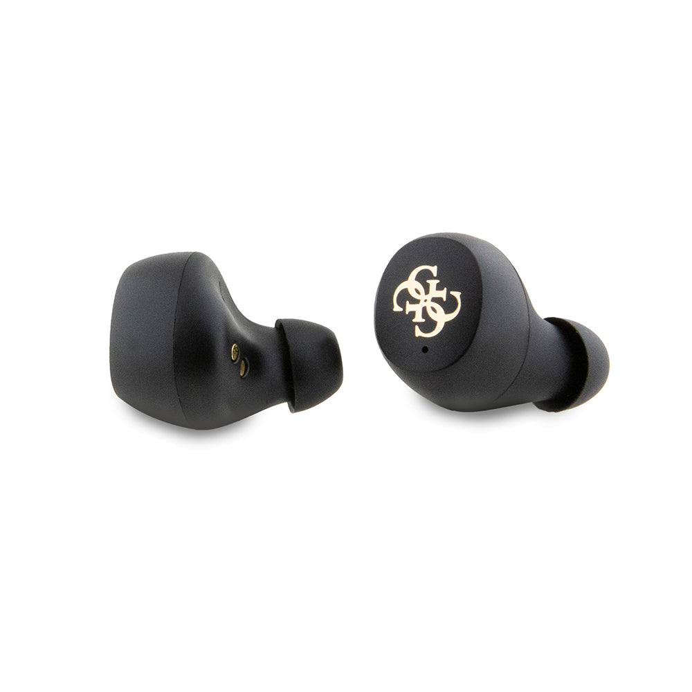 Guess Orjinal Lisanslı Klasik Metal Yazı Logolu TWS Kulak İçi Bluetooth Kulaklık Pembe