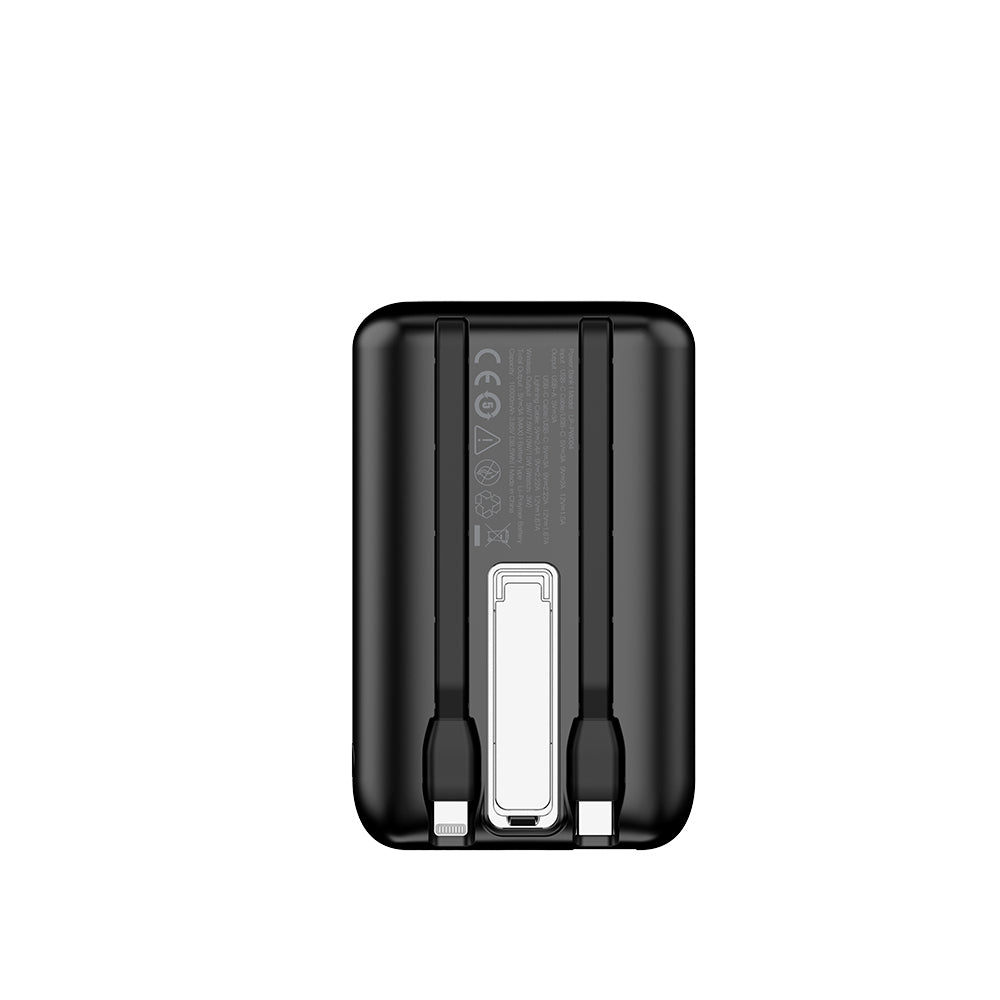 Lapas LP-PW004 Akıllı Saat Kablosuz Şarj Özellikli Wireless Powerbank 10000mAh 15W Beyaz