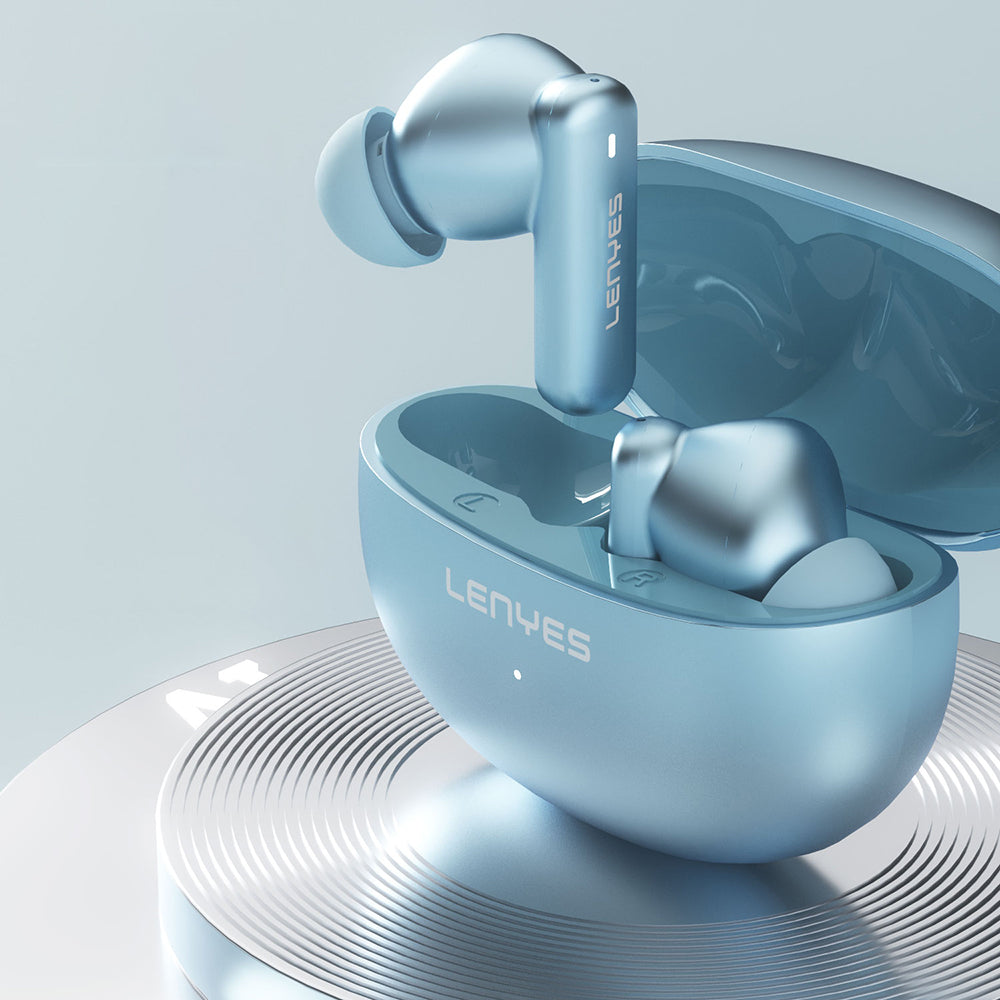 Lenyes Air 100 ANC Özellikli ENC Teknolojili Kulak İçi Bluetooth v5.3 Kulaklık Yeşil