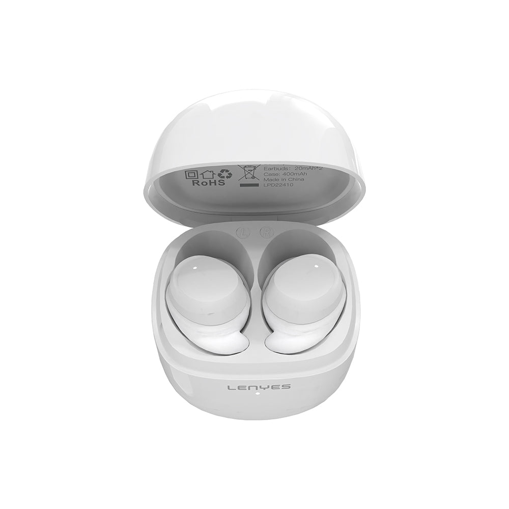 Lenyes Air 301 ACS Panoramic Surround Sound Kulak İçi Bluetooth v5.3 Kulaklık Beyaz