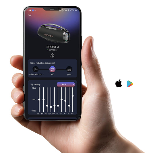 Lenyes Boost X Serisi RGB Işıklı Çift Mikrofonlu Taşınabilir Bluetooth Hoparlör v5.3 600W