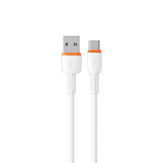 Lenyes LC545 USB to Type-C Hızlı Şarj Özellikli Data ve Şarj Kablosu 12W 1M Beyaz
