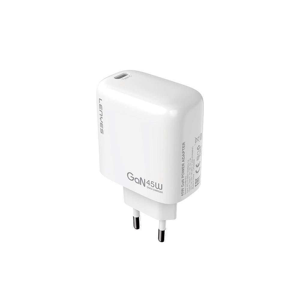 Lenyes LCH94 Type-C GaN Teknolojili PD Hızlı Şarj Özellikli Şarj Başlığı 45W