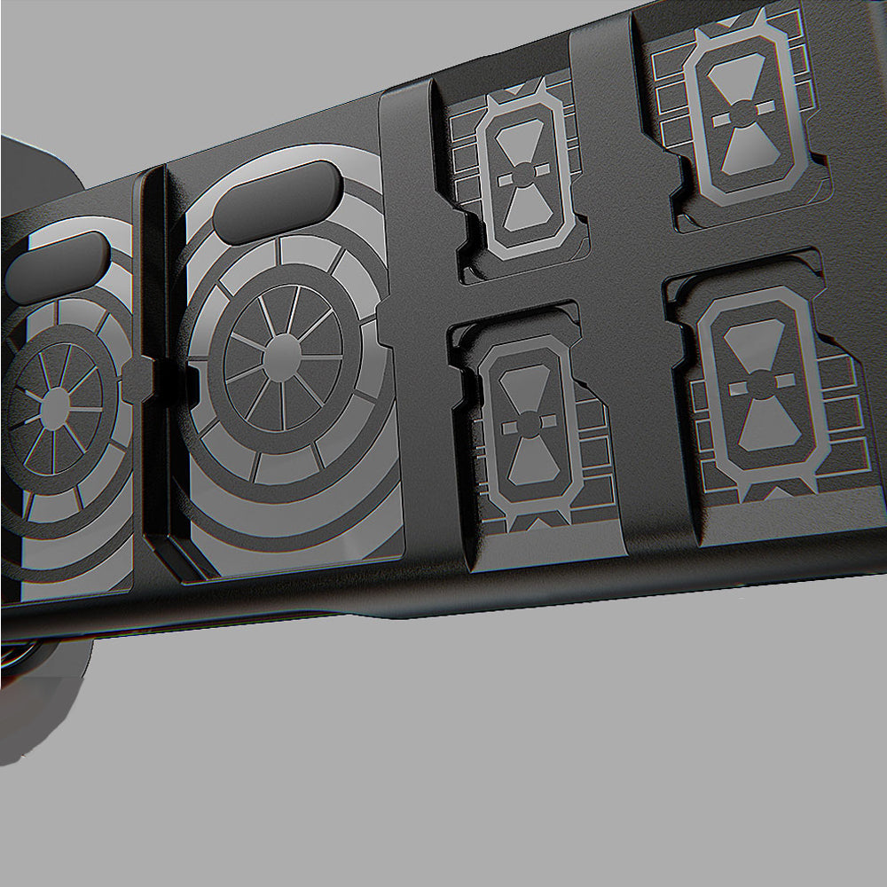 Lenyes LCR03 Type-C Kablolu Su Geçirmez Çoklu Kart Depolama ve Okuyucu Kutusu 10 Gbps Siyah