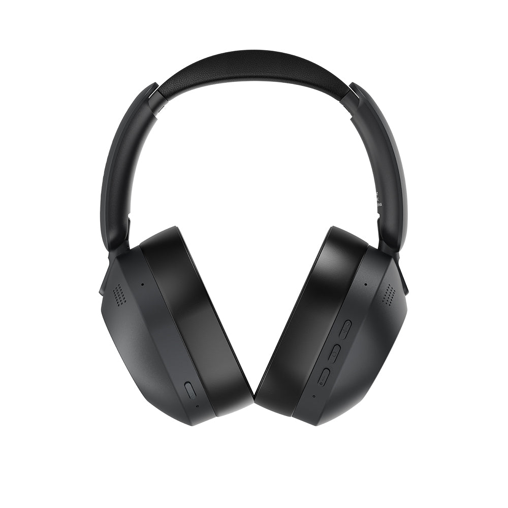 Lenyes LH28 Katlanabilir Tasarımlı ANC Özellikli ENC Teknolojili Kulak Üstü Bluetooth Kulaklık v5.4 Siyah