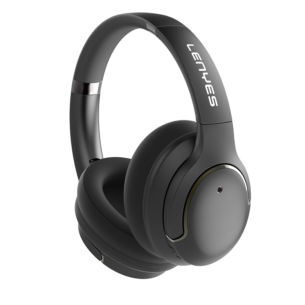 Lenyes LH61 Katlanabilir Tasarımlı TWS Kulak Üstü Bluetooth Kulaklık v5.4 Siyah