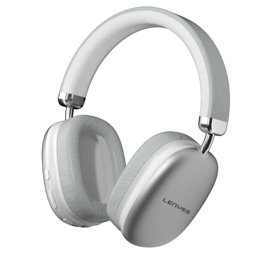 Lenyes LH81 Gürültü Engelleyici Hi-Fi Stereo Kulak Üstü Bluetooth Kulaklık v5.3 Gümüş