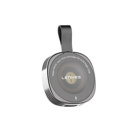 Lenyes PW316 Akıllı Saat Mini Wireless Magnetik Şarj Aleti 2.5W Gri