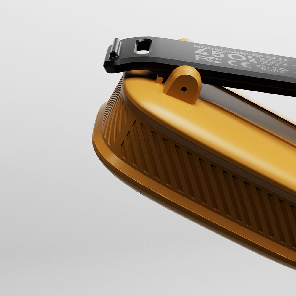 Lenyes S232 TWS Mandallı Bluetooth Speaker Hoparlör v5.4 Beyaz