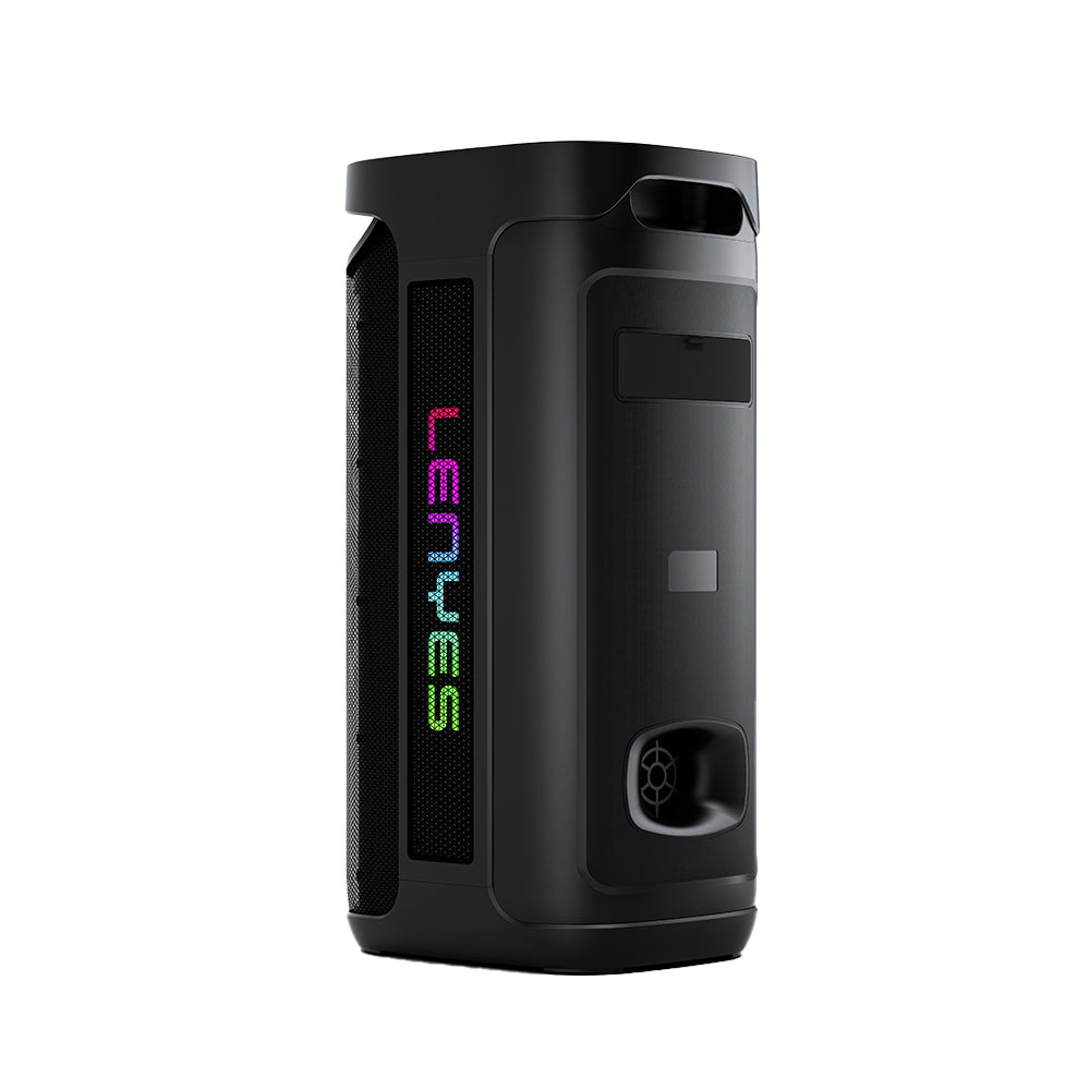 Lenyes S882 Su Geçirmez Mikrofonlu Çoklu Giriş RGB Işıklı TWS Karaoke FM Bluetooth Hoparlör v5.3 200W Siyah