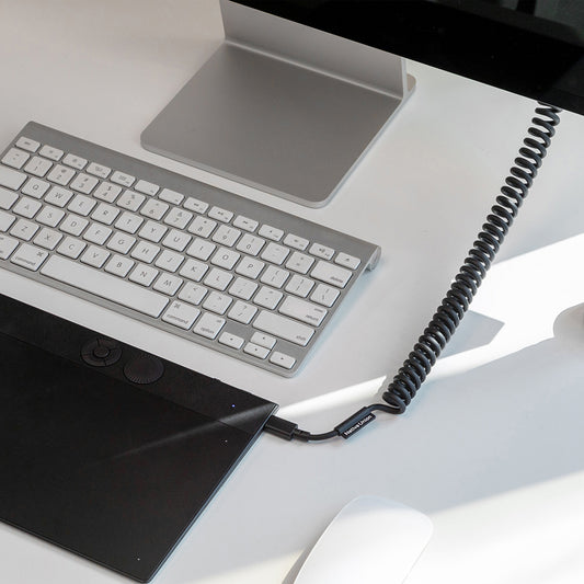 Native Union POP Serisi Type-C to Type-C Spiralli Şarj Kablosu 60W 2.4M