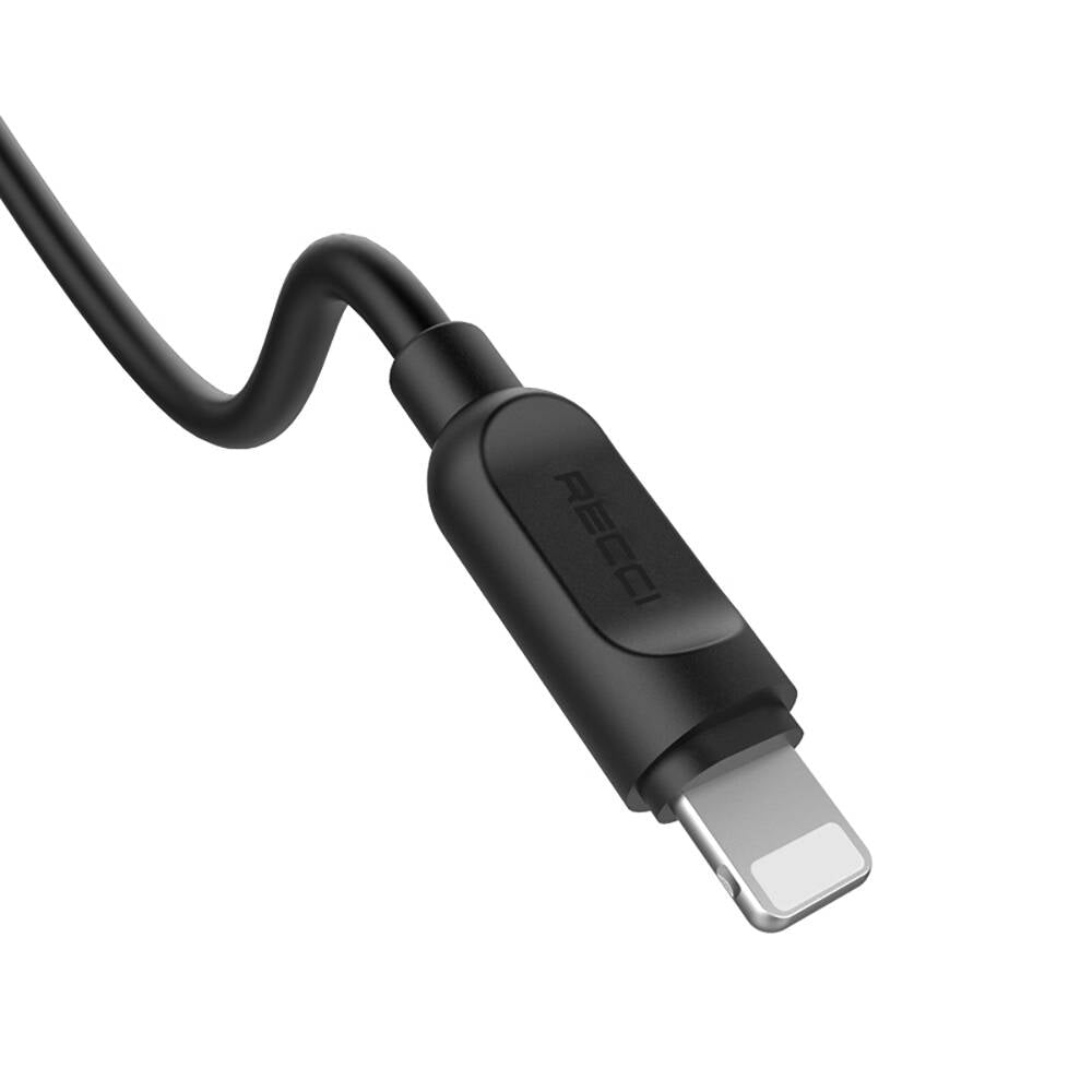 Recci RCL-P100 City of Sky Serisi Lightning to USB-A Data ve Şarj Kablosu 1M Beyaz
