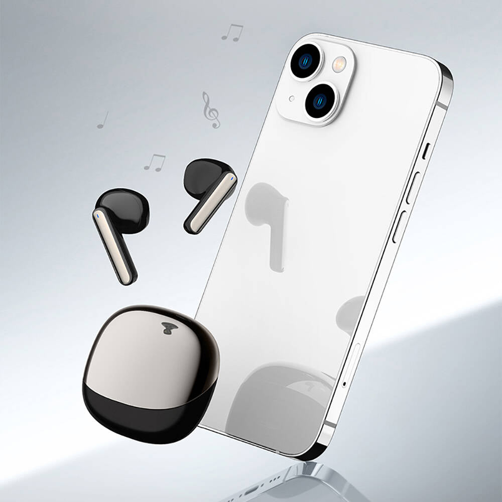 Recci REP-W53 Schumann Serisi TWS Kulak İçi Bluetooth v5.3 Kulaklık Gri