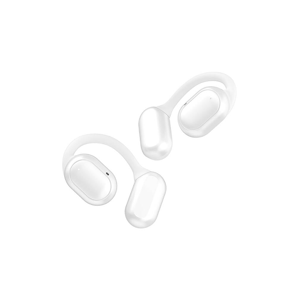 Recci REP-W76 OWS Wireless Hi-Fi Ses Kaliteli Dijital Led Göstergeli Bluetooth v5.3 Elegant Serisi Kulak İçi Kulaklık Siyah