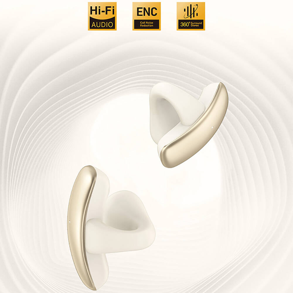 Recci REP-W83 Excellence Serisi ENC Teknolojili Hi-Fi Ses Kaliteli TWS Kulak İçi Bluetooth v5.3 Kulaklık Beyaz