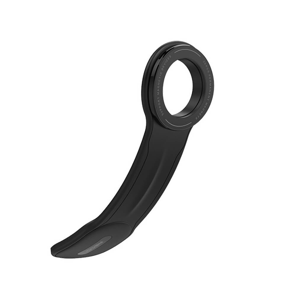 Recci RHO-C40 Magnetik Magsafe Uyumlu Bükülebilen Eğimli ve Düz Zemin Araç Telefon Tutucu Siyah