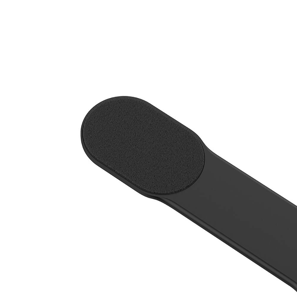 Recci RHO-C40 Magnetik Magsafe Uyumlu Bükülebilen Eğimli ve Düz Zemin Araç Telefon Tutucu Siyah