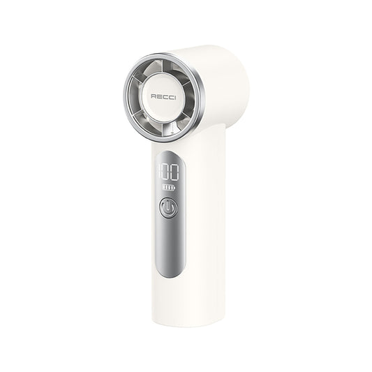 Recci RLS-F07 Dijital LED Göstergeli 6 Kademeli Mini Soğutucu El Fanı