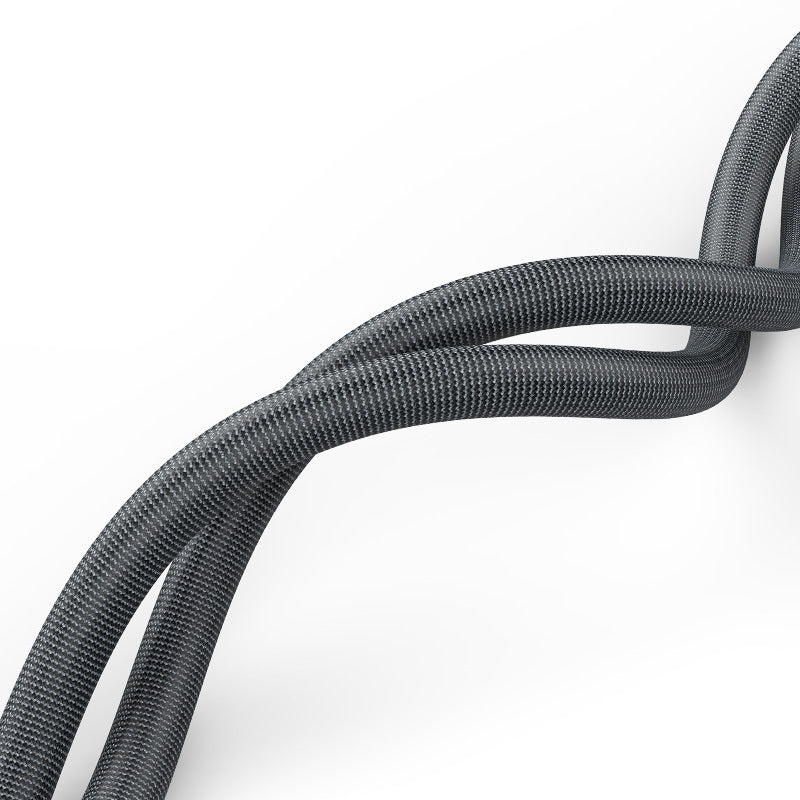 Recci RS35CL Type-C to Lightning PD 30W Örgü Tasarımlı Hızlı Şarj Özellikli Data ve Şarj Kablosu 1M Gri