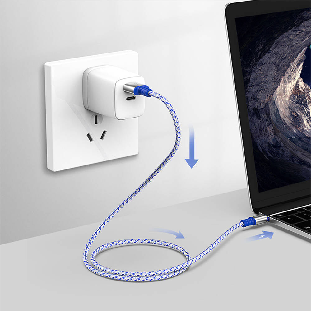 Recci RTC-N33M Instant Serisi USB-A to Micro 2.4A Hızlı Şarj Özellikli Şarj ve Data Kablosu 2M Gümüş